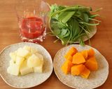 野菜のカラフルホットケーキ作り方1写真