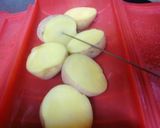 ルクエでジャガイモの明太マヨ焼き作り方2写真