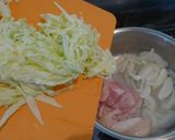 塩水鶏で作る!シュークルート風パスタ♪作り方4写真