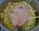 塩水鶏で作る!シュークルート風パスタ♪作り方5写真