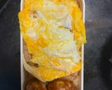 レンジ簡単洋風スタミナ丼味オムライス弁当作り方16写真