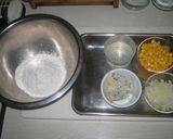 ルクエで作るコーンとブルーチーズ蒸しパン作り方1写真