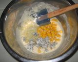 ルクエで作るコーンとブルーチーズ蒸しパン作り方4写真