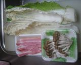 しめじの白菜ベーコン巻き、ウエイパー煮作り方1写真