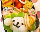 キャラ弁◎ぬかりんコラボナゲットマンボウ作り方7写真