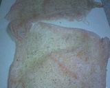 鶏皮のパリパリ焼き作り方1写真