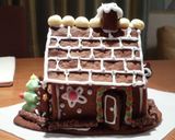 クリスマスに･･･お菓子のお家2010❤作り方26写真
