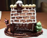 クリスマスに･･･お菓子のお家2010❤作り方27写真