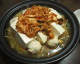 スンドゥブ風ピリ辛豆腐鍋作り方4写真