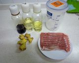 簡単　豚モモ肉の生姜たっぷり炒め作り方1写真