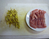 簡単　豚モモ肉の生姜たっぷり炒め作り方2写真
