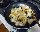 簡単　豚モモ肉の生姜たっぷり炒め作り方4写真