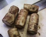 牛蒡、蒟蒻、厚揚げのコロコロ煮作り方1写真