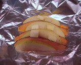簡単♫りんごとさつまいものホイル焼き作り方2写真