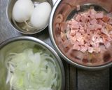 *ハムピラフ*作り方1写真