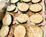 簡単ズッキーニベーコンチーズホイル焼き♪作り方1写真