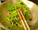 さっぱり、ドライトマトと水菜のパスタ作り方4写真