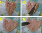 *ねぎ塩チキン柚胡椒添え*作り方1写真