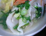 ＊夕飯＊鍋＊根菜たっぷりうちの餃子鍋作り方3写真