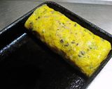 ブラックオリーブ＆ベーコンの卵焼き作り方3写真