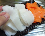 お鍋に♪大根とにんじんのしゃぶしゃぶ風！作り方1写真