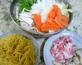 野菜たっぷり和風タン麺作り方1写真