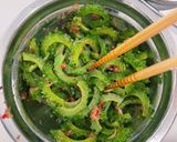 ゴーヤの梅おかか和え作り方4写真