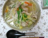 野菜たっぷり和風タン麺作り方5写真