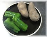 青椒土豆肉絲作り方1写真