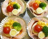 ハムカップdeチーズフォンデュ風ピザ味作り方5写真