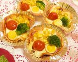 ハムカップdeチーズフォンデュ風ピザ味作り方6写真