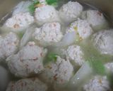 どっさりしょうがのとりだんごスープ♪♪作り方6写真