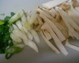 お吸い物の素で✿なんちゃって松茸雑炊作り方2写真