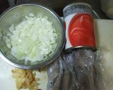 釣り人が作るヒイカのトマトソース煮込み作り方1写真