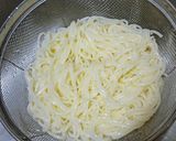 セロリ入り✽かき玉にゅうめん作り方1写真