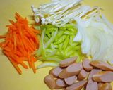 セロリ入り✽かき玉にゅうめん作り方2写真