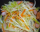 セロリ入り✽かき玉にゅうめん作り方4写真