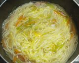 セロリ入り✽かき玉にゅうめん作り方6写真