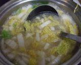 お味噌汁のトッピング　～おかか作り方1写真