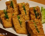 ぱぱっと簡単!ネギ生姜はさみ焼き厚揚げ♪作り方4写真
