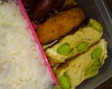 黒糖で栄養UP!豆乳と枝豆の卵焼き❀作り方3写真