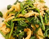 ほうれん草と油揚げ✿ゆず胡椒炒め作り方8写真