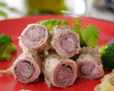 豚肉ロール・マスタードポテトのソース添え作り方12写真