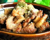 砂肝（砂ずり）こってり炒め～粉チ七味がけ作り方8写真