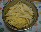 すぐ出来る　ジャガイモのきんぴら作り方1写真