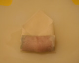 鶏のささみと大葉と明太子の春巻き作り方5写真