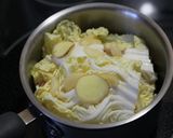 白菜と鶏肉の重ね蒸し煮作り方2写真