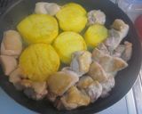 さつまいもと鳥肉のみぞれ煮作り方2写真