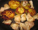 さつまいもと鳥肉のみぞれ煮作り方3写真