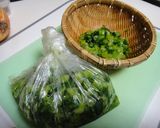 大根葉の塩漬け作り方1写真